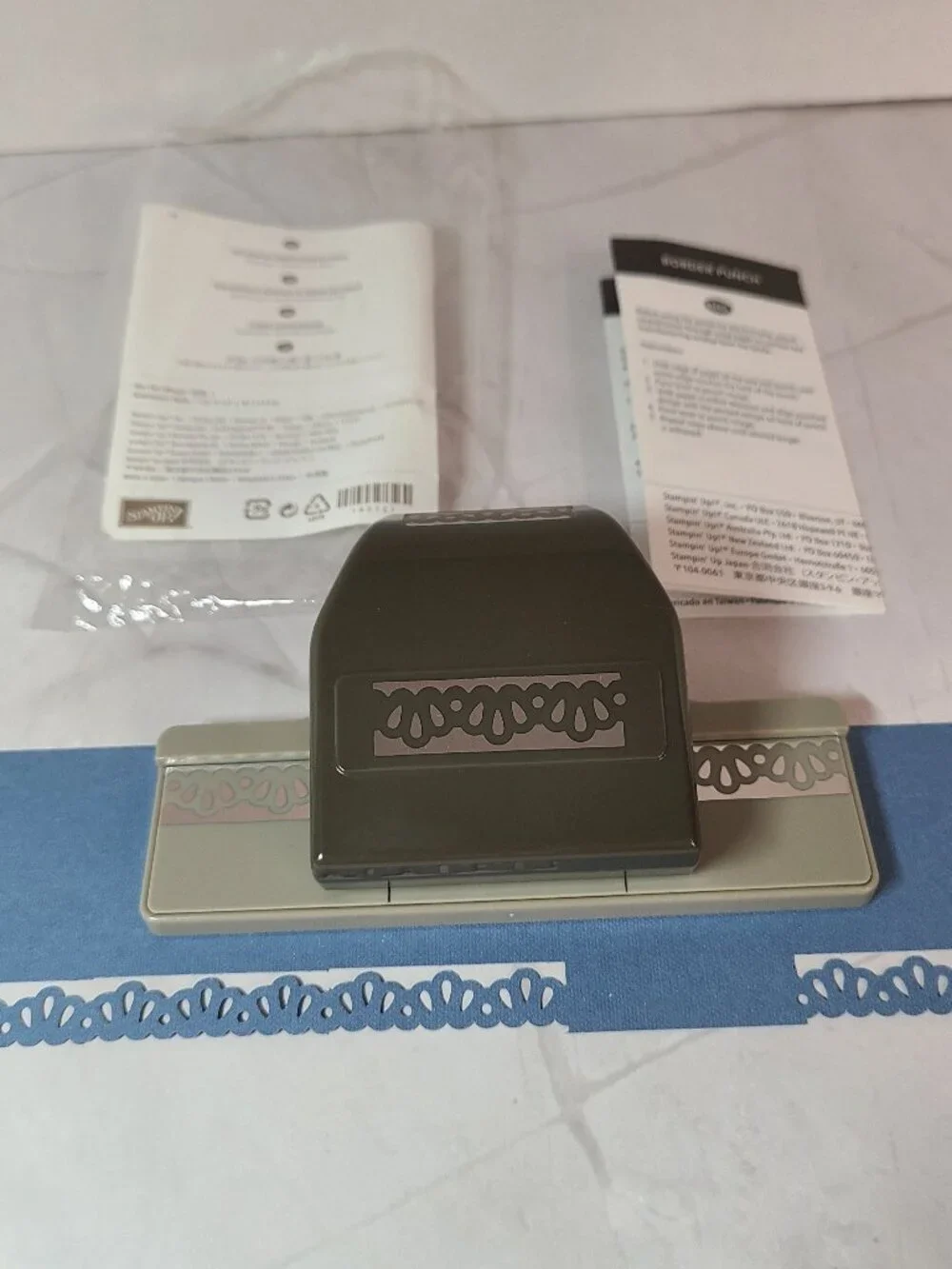 Stampin Up Punch Decorative Ribbon Border